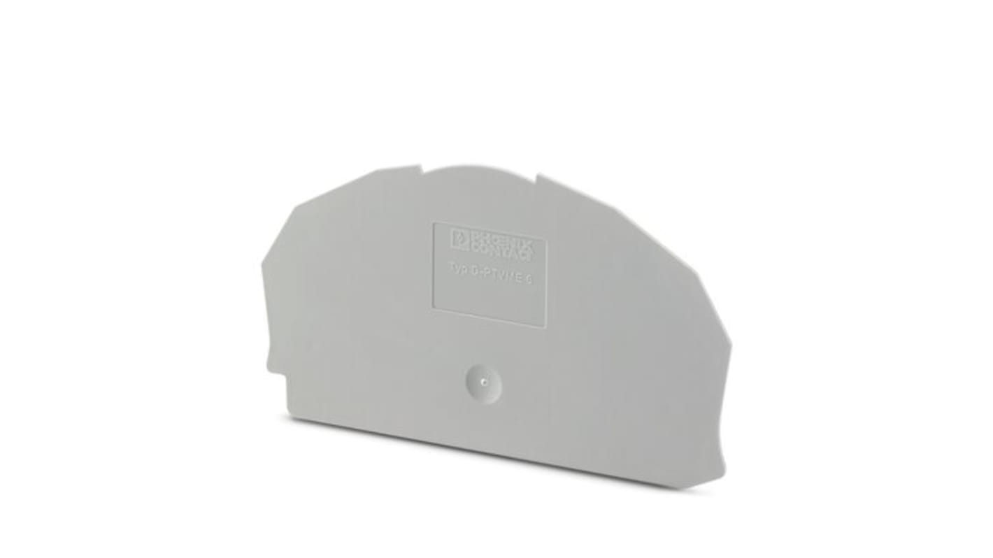 Phoenix Contact, D-PTVME 6/S End Cover for use with PTV Series