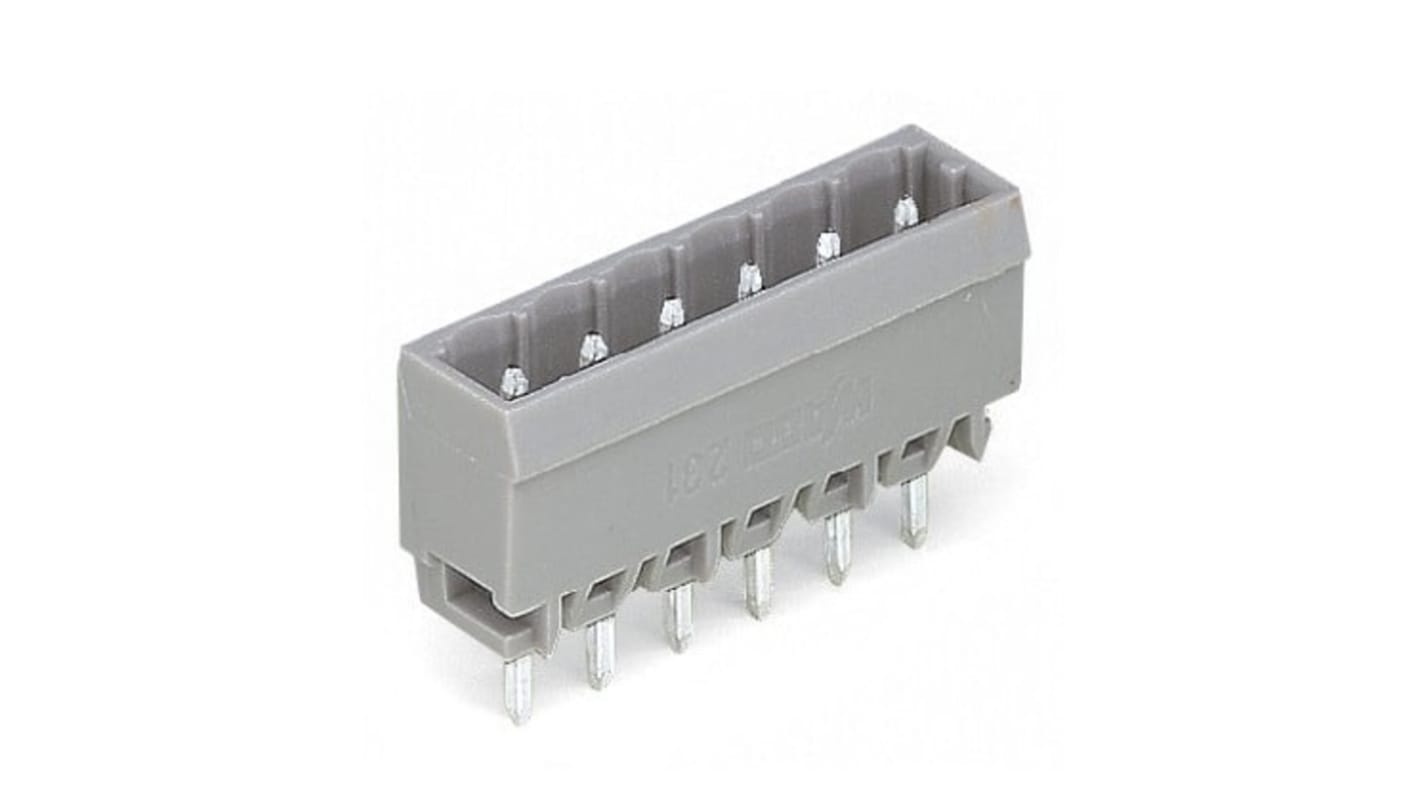 Wago 5mm Pitch 3 Way Pluggable Terminal Block, Header