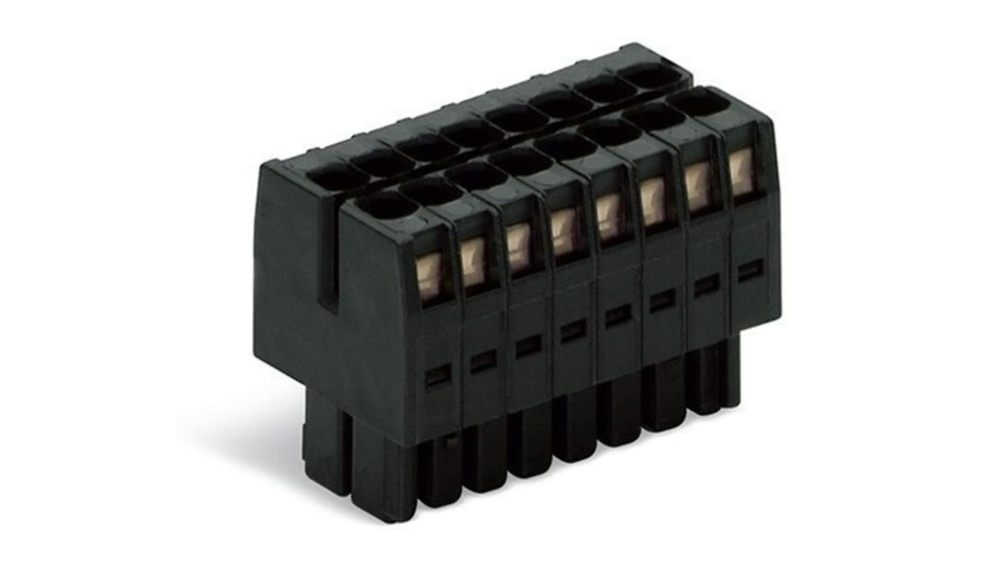 Wago 3.5mm Pitch 20 Way Pluggable Terminal Block, Plug