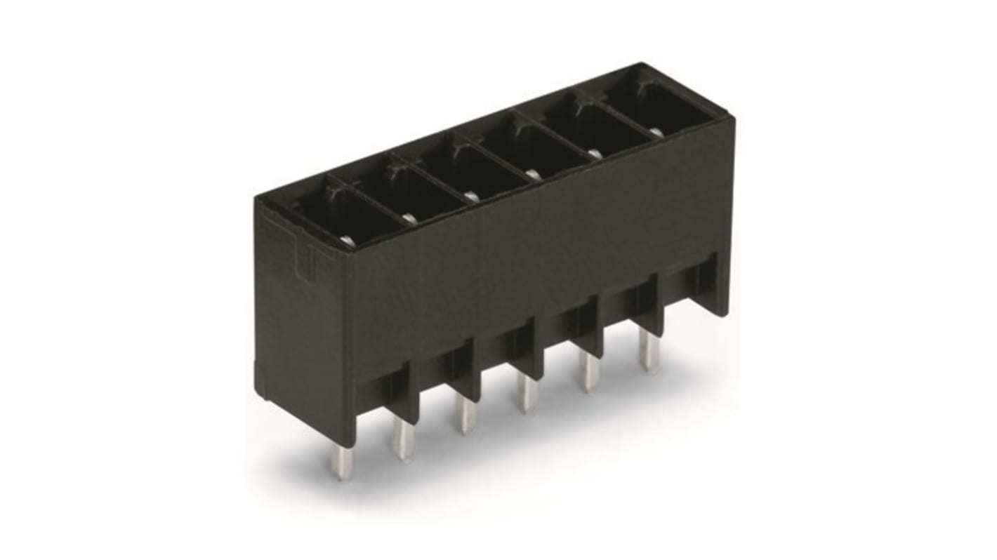 Conector macho para PCB Wago serie 714 de 3 vías, 1 fila, paso 3.5mm