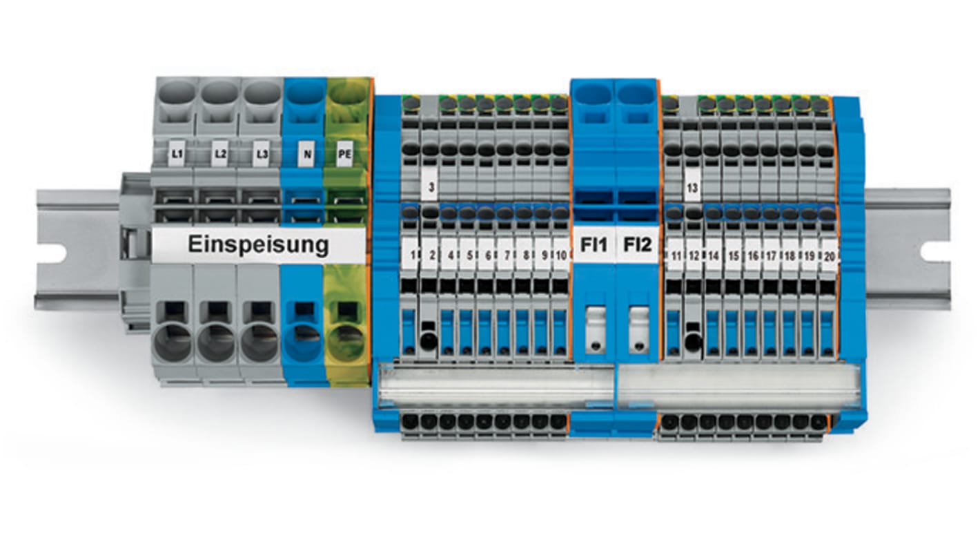 Wago TOPJOB S FI main distribution board set - 821 Series Distribution Unit