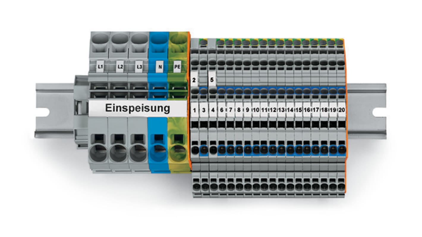 Wago TOPJOB S FI/LS main distribution board - 821 Series Distribution Unit