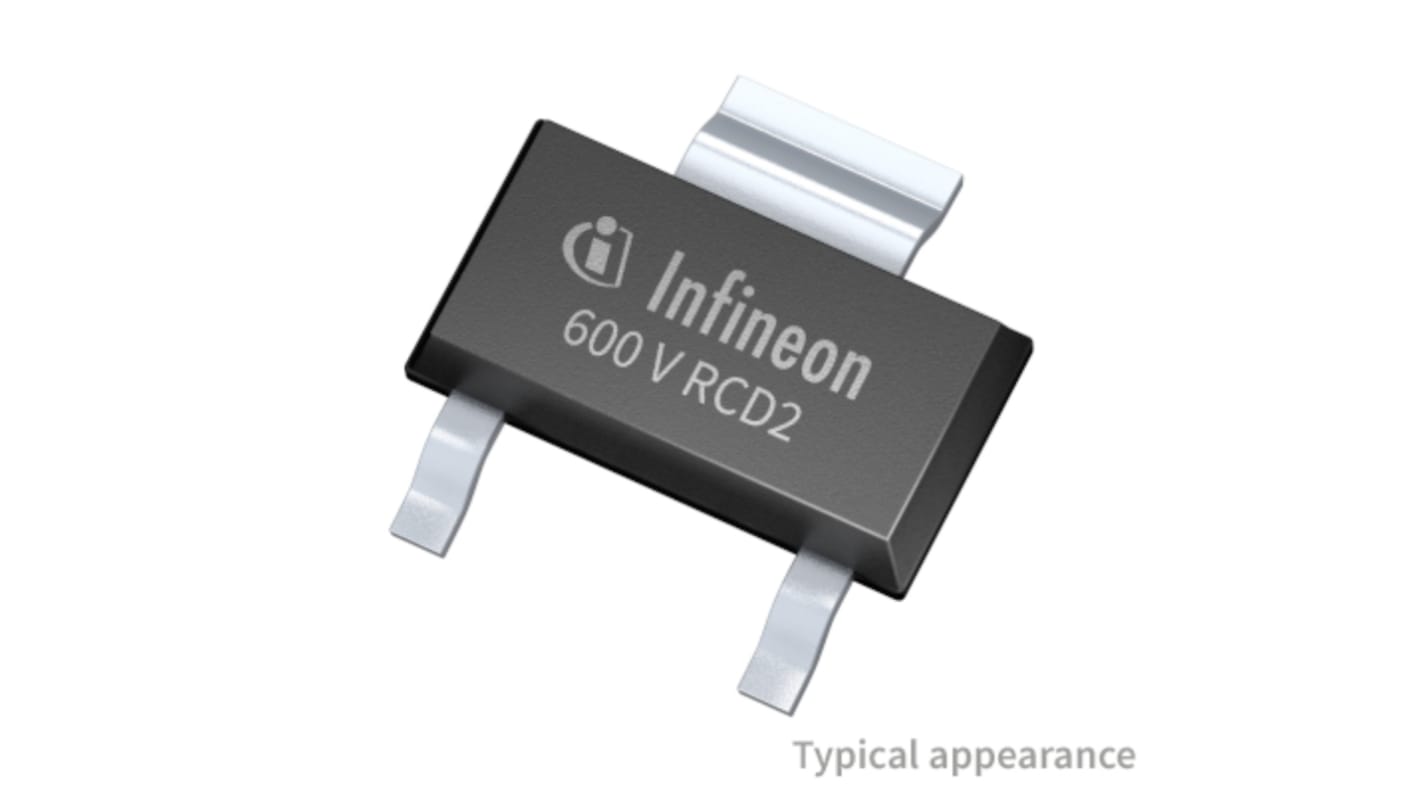 IGBT Infineon, VCE 600 V, IC 2,2 A, PG-SOT223-3