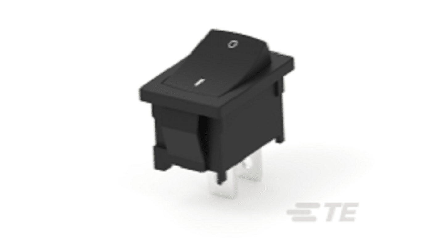 TE Connectivity SPST, Off-On-Off Rocker Switch Panel Mount