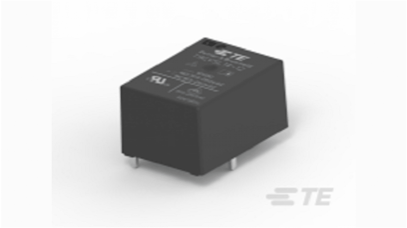 Relè monostabile TE Connectivity, SPST, bobina 12V cc, Montaggio su circuito stampato