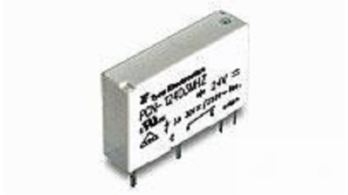 TE Connectivity Panel Mount Monostable Relay, 24V ac/dc Coil, 3A Switching Current, SPST