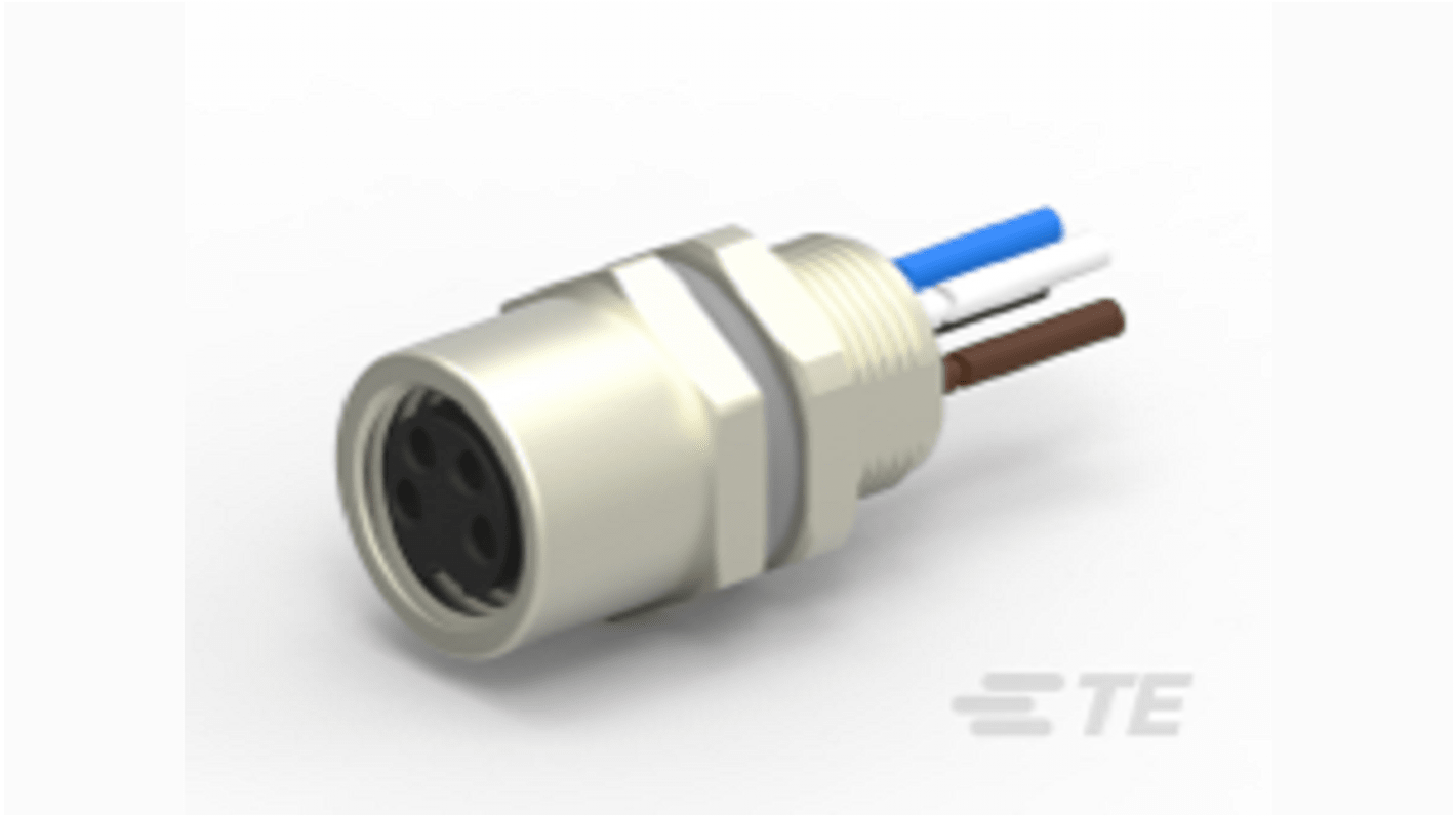 T4073014041001 TE Connectivity Circular Connector, 4 Contacts, Front