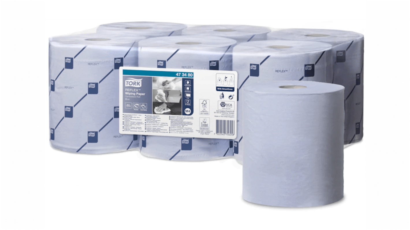 Tork Rolled Blue Paper Towel