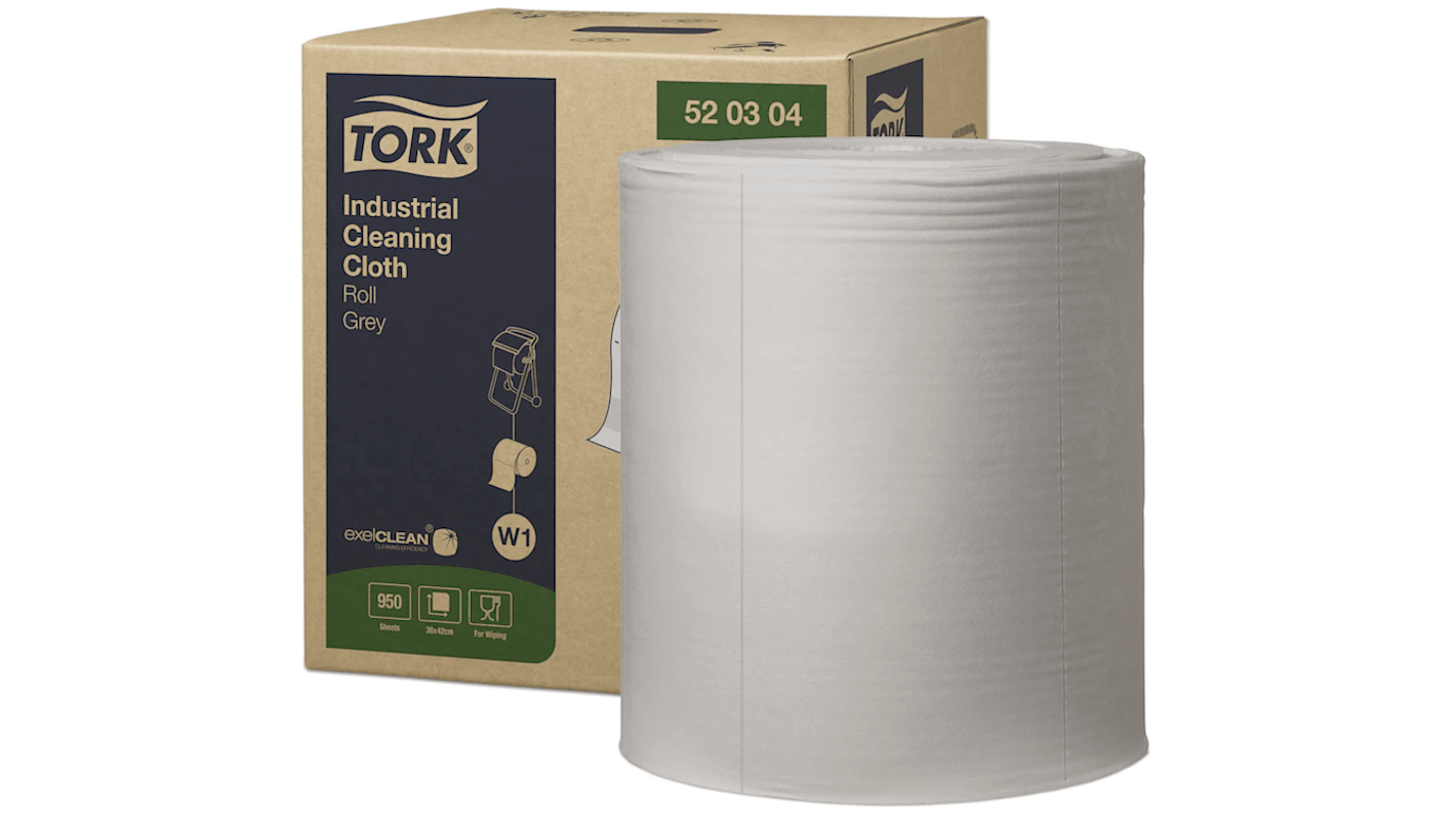 Lingettes Tork pour Nettoyage industriel, 950 par rouleau