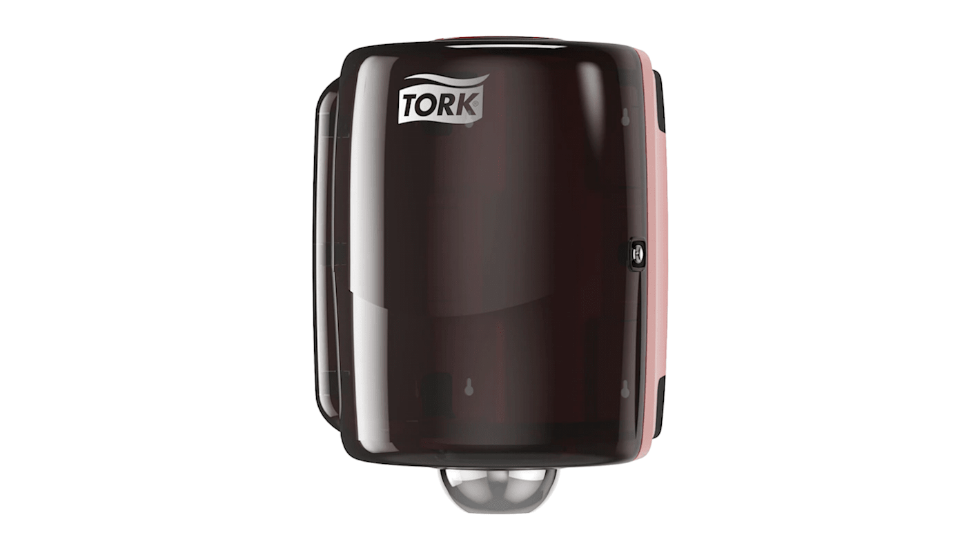 Dispenser salviette Tork, da parete in Plastica, Rosso, 328mm x 44.7mm x 30.2mm