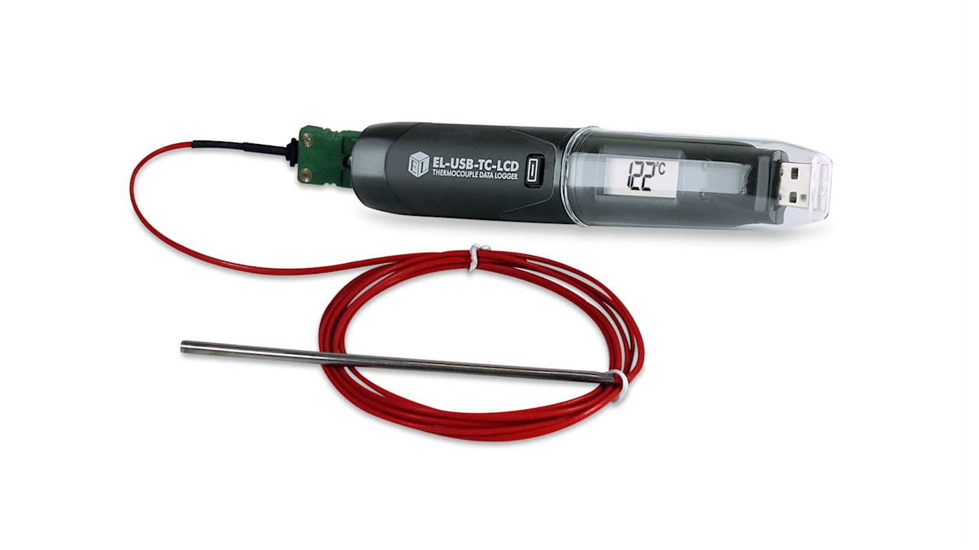 Lascar Temperatur Datenlogger, -100°C → +100°C, Sensor T, ISO-kalibriert