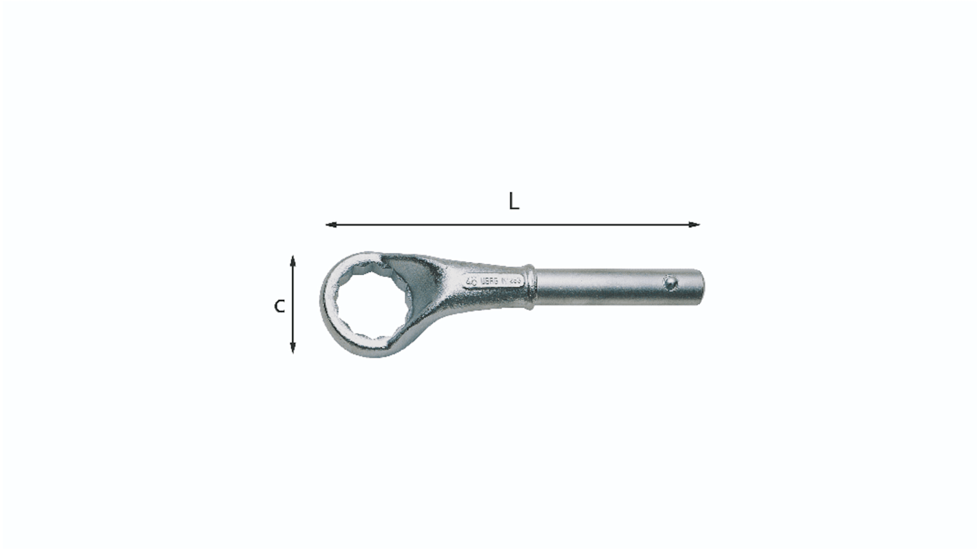 Chiave ad anello Usag, lungh. 245 mm