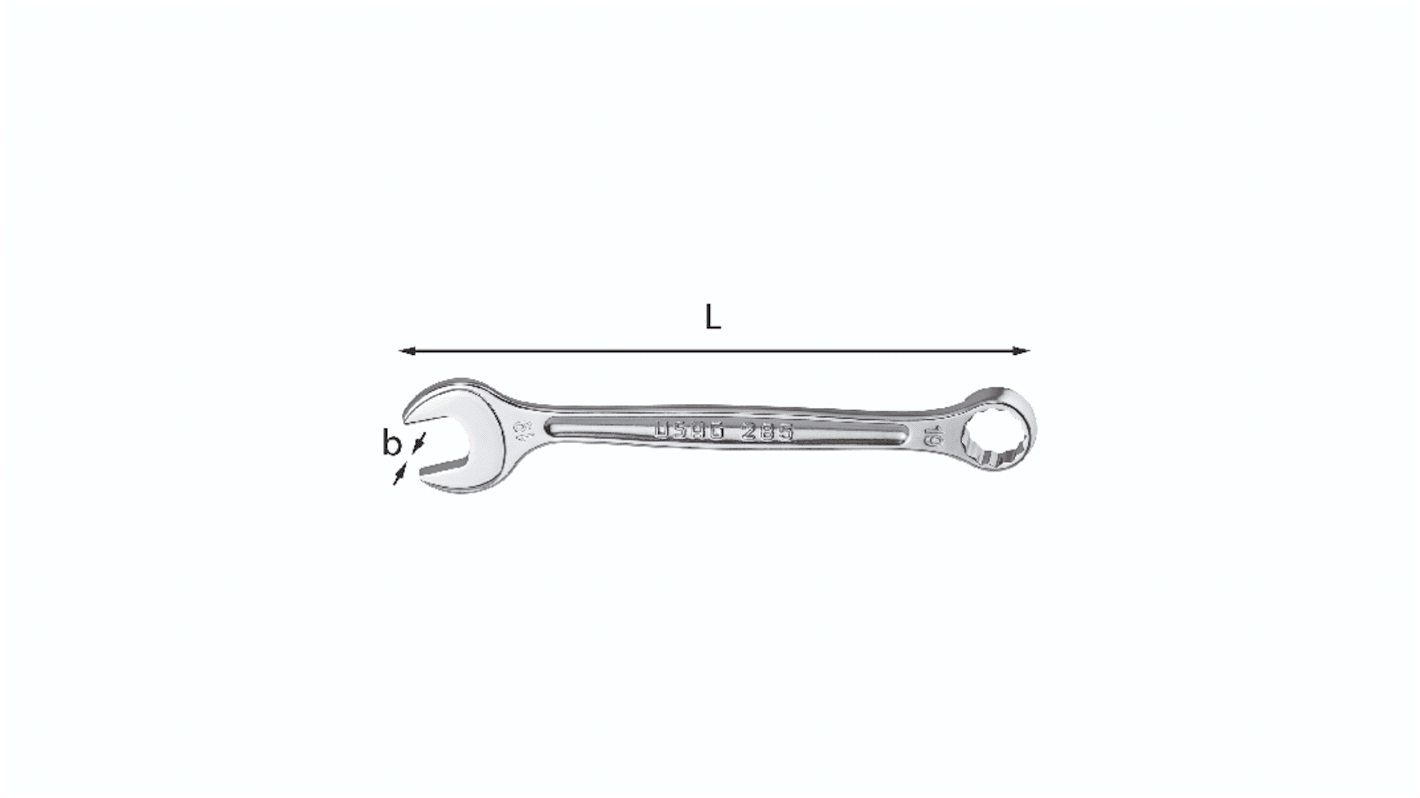 Chiave combinata Usag, lungh. 274 mm