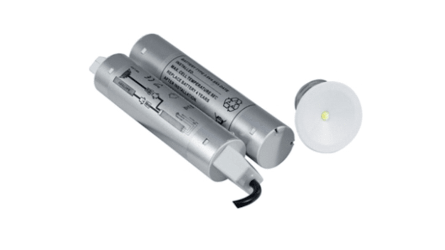 Lampada di emergenza LED 4lite UK, L. 38 mm, 15 W, autonomia 3h