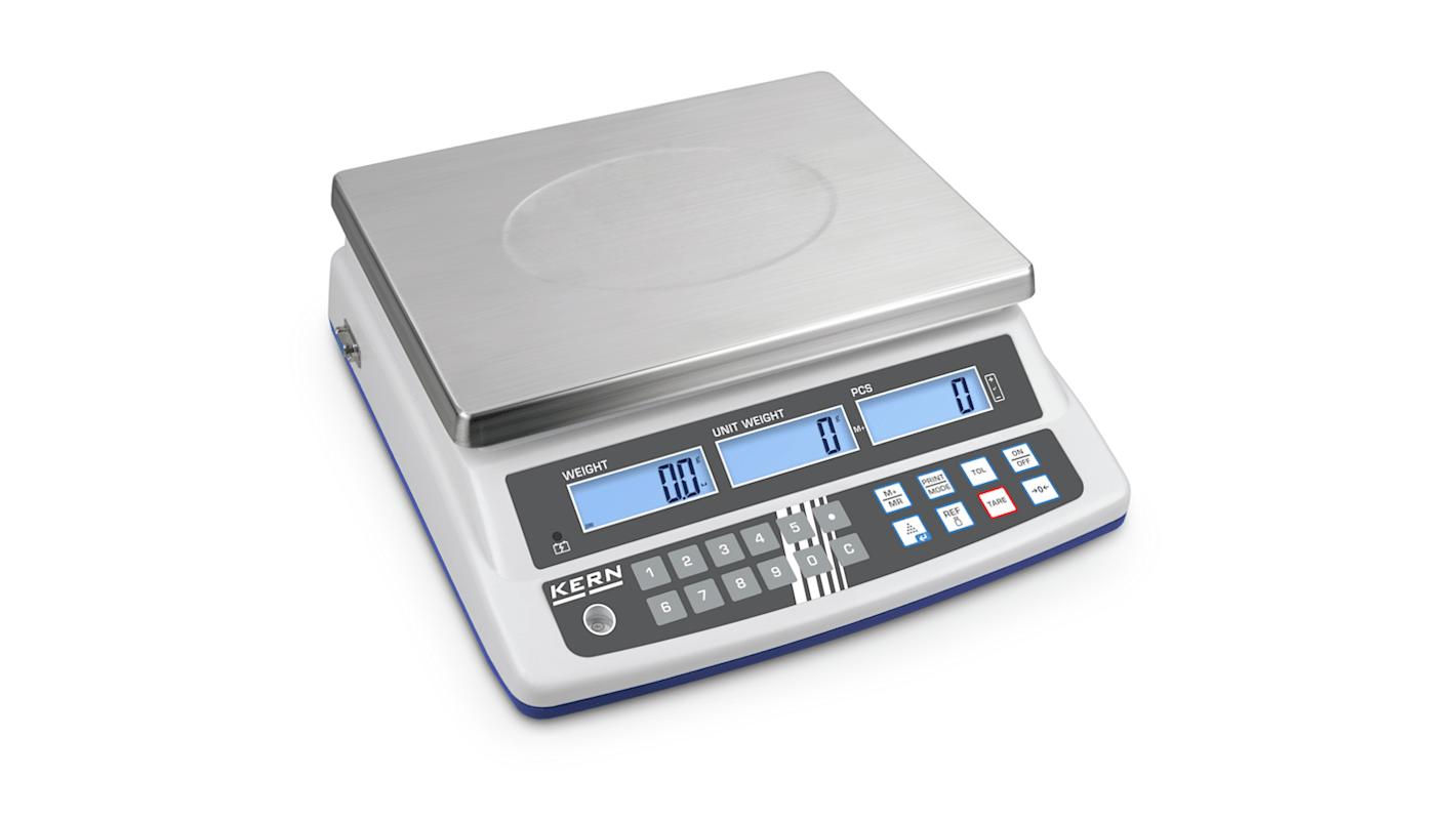 Kern Counting Scales, 15kg Weight Capacity Multi, With RS Calibration