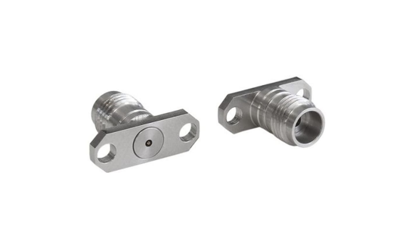 Bulgin Male/Female Flange Mount Circular Coaxial Connector, Jack Screw Termination, Straight Body