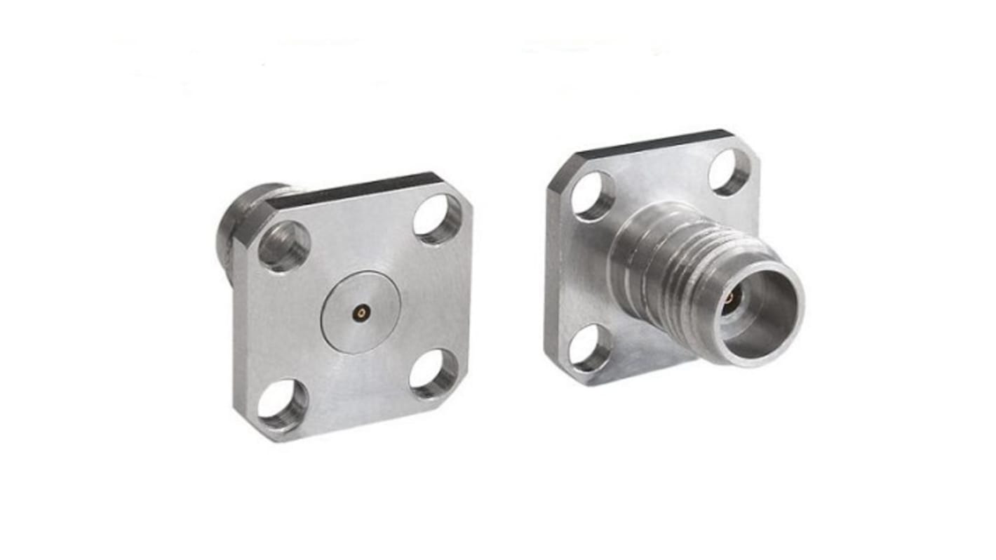 Bulgin Male/Female Flange Mount Circular Coaxial Connector, Plug In Termination, Straight Body