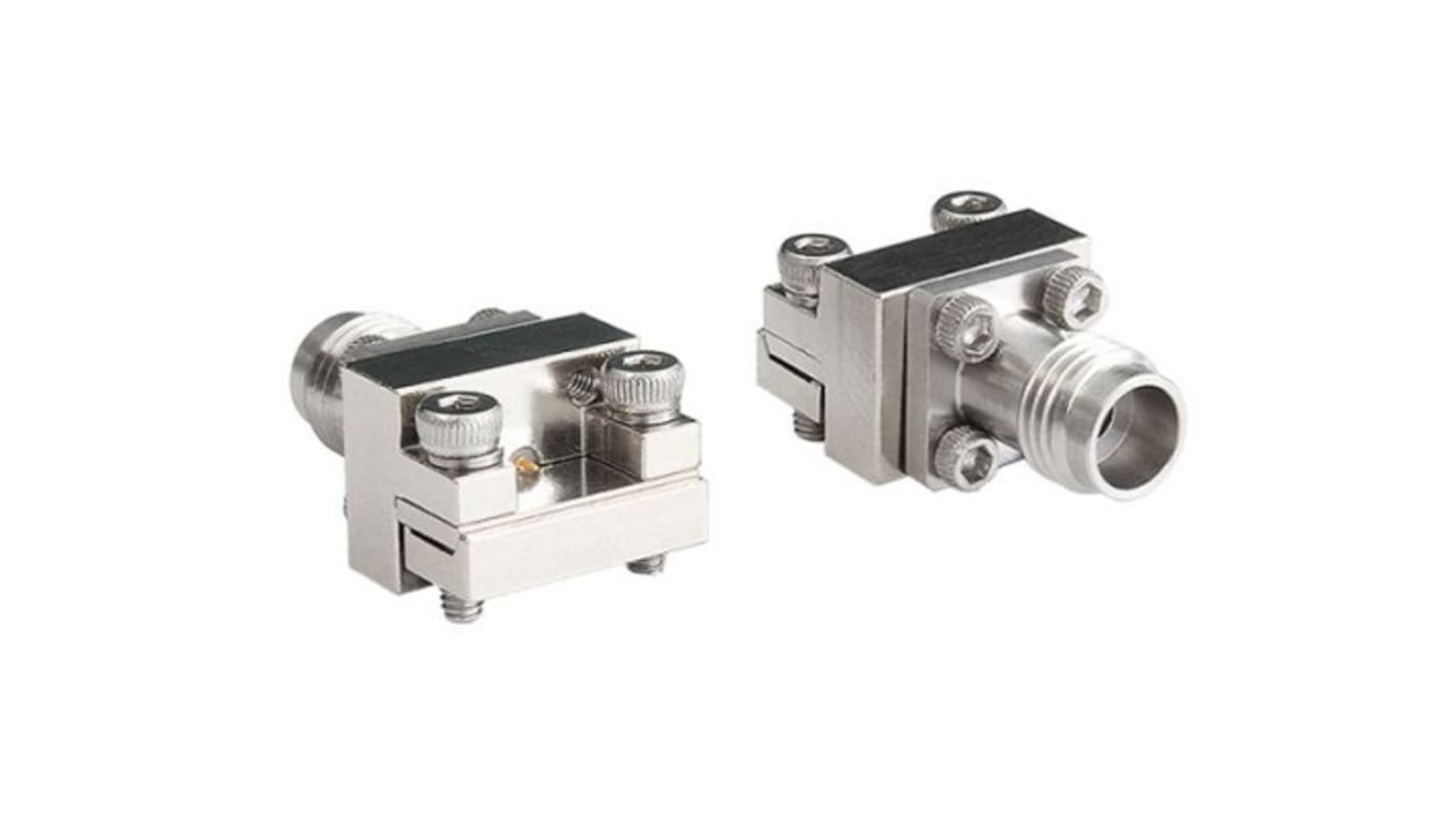 Bulgin Male/Female End Launch Circular Coaxial Connector, Jack Screw Termination, Straight Body