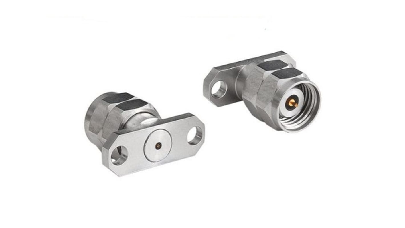 Bulgin Male/Female Flange Mount Circular Coaxial Connector, Plug In Termination, Straight Body