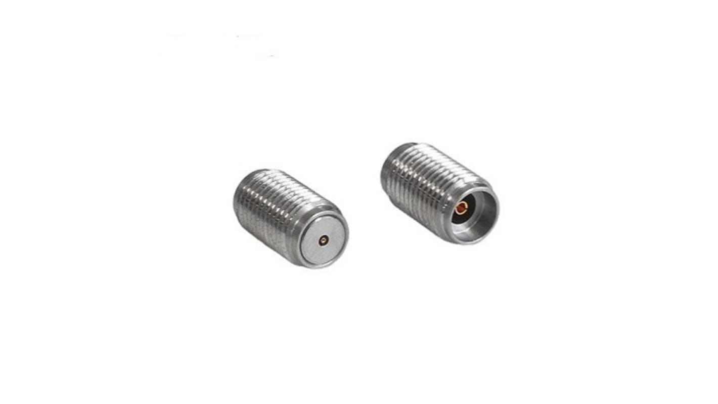 Bulgin Male/Female Cable Mount Circular Coaxial Connector, Jack Screw Termination, Straight Body