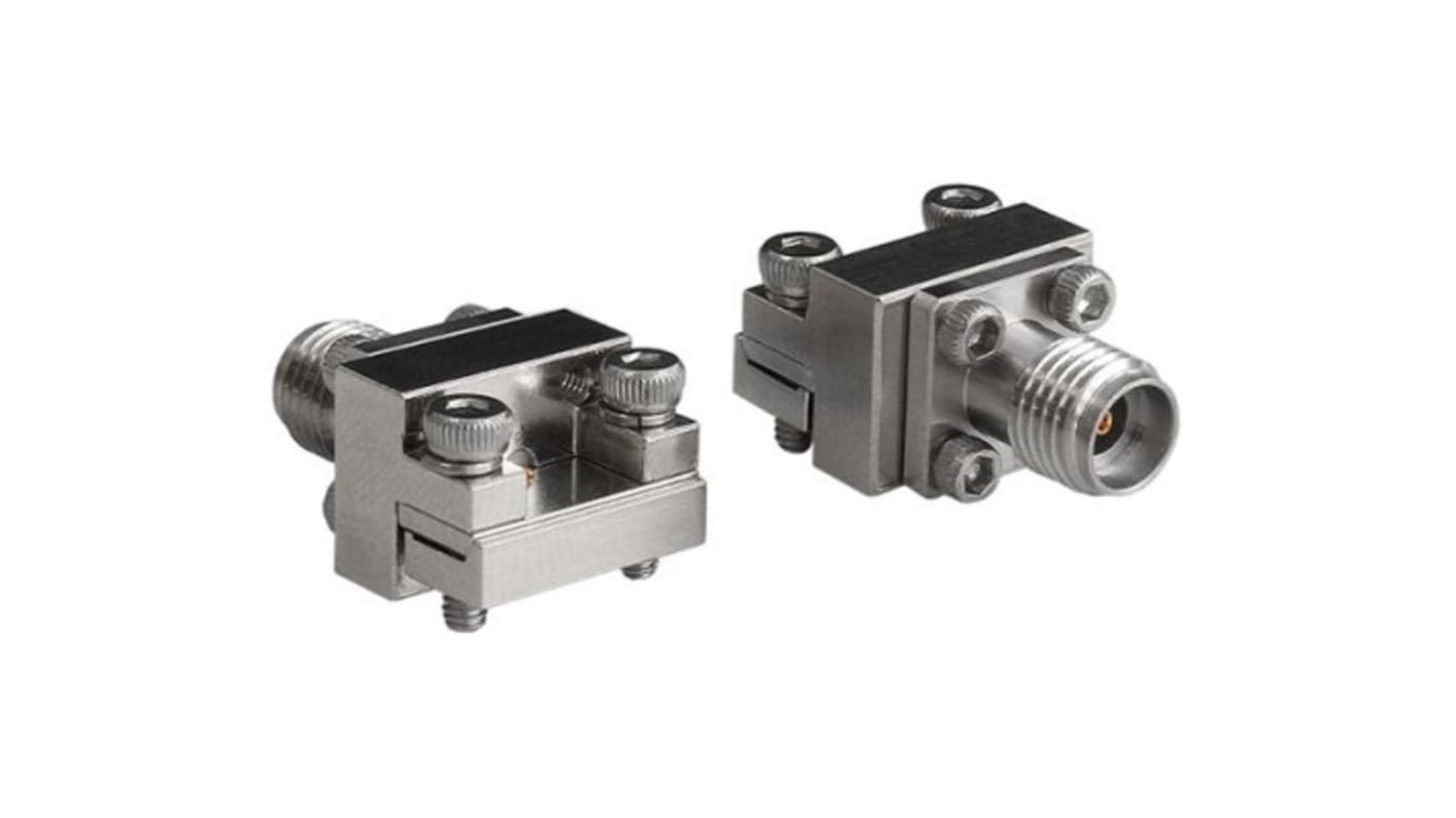 Bulgin Male/Female Flange Mount Circular Coaxial Connector, Jack Screw Termination, Straight Body