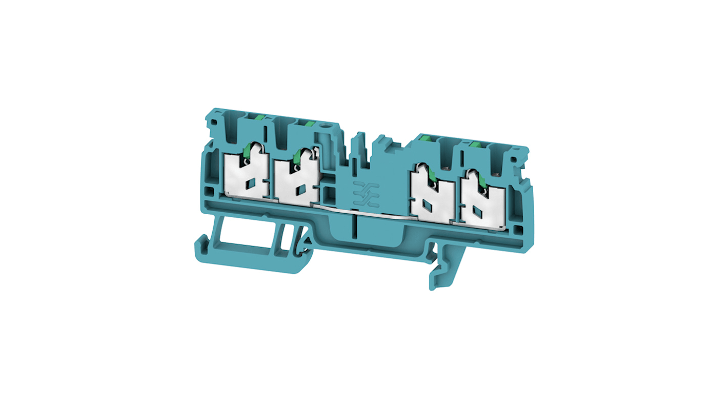 2753960000 Weidmuller AS4C 2.5 BL Series Blue Feed Through Terminal