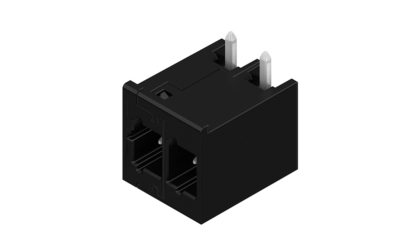 Corpo per connettori per circuito stampato Weidmuller Maschio, 2 vie, 1 fila, passo 5mm