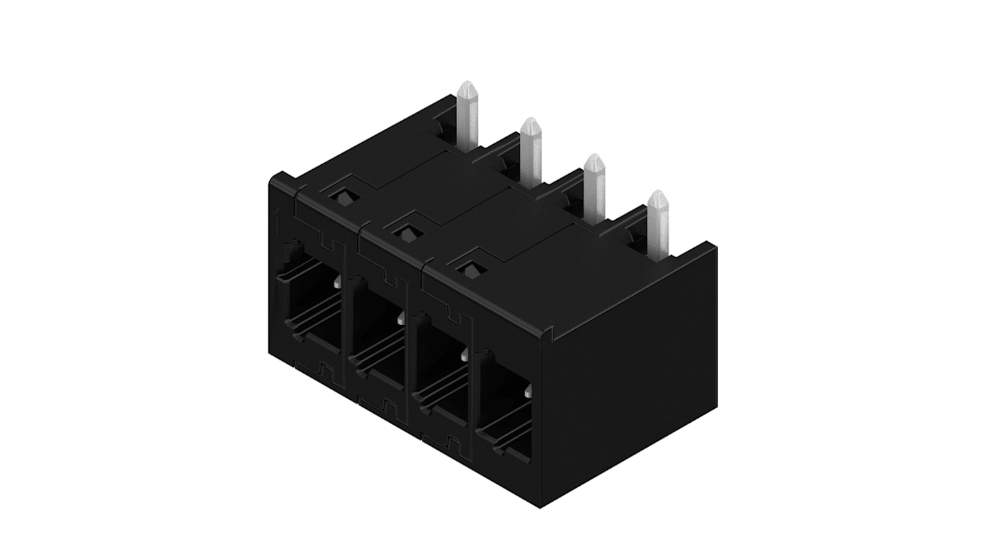 Boîtier pour connecteur CI Mâle, 4 contacts 1 rang , pas 5mm