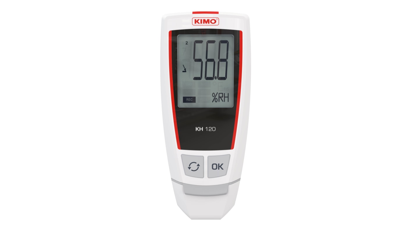 KIMO KH-120 Temperature & Humidity Data Logger, USB - RS Calibration