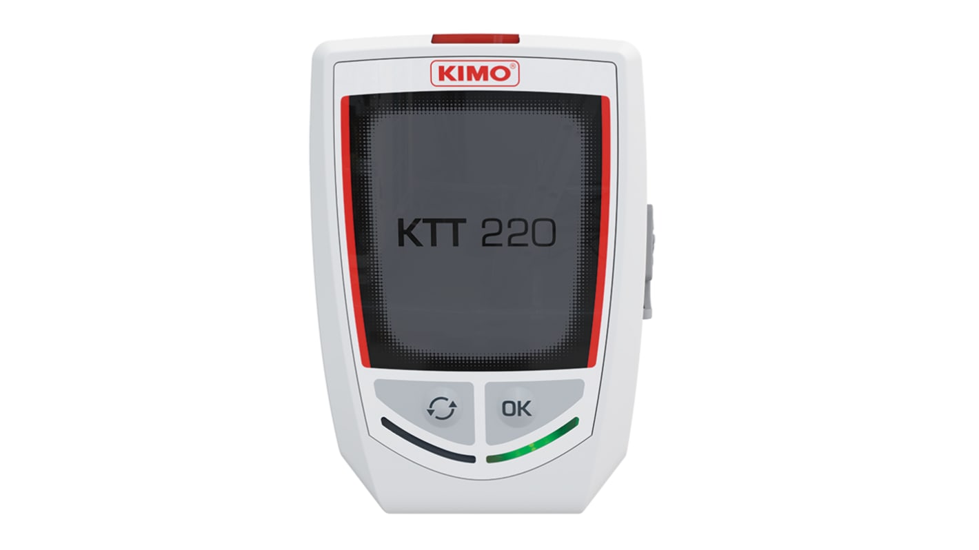 Registrador de datos KIMO KTT-220, calibrado SYSCAL, para Temperatura, interfaz USB
