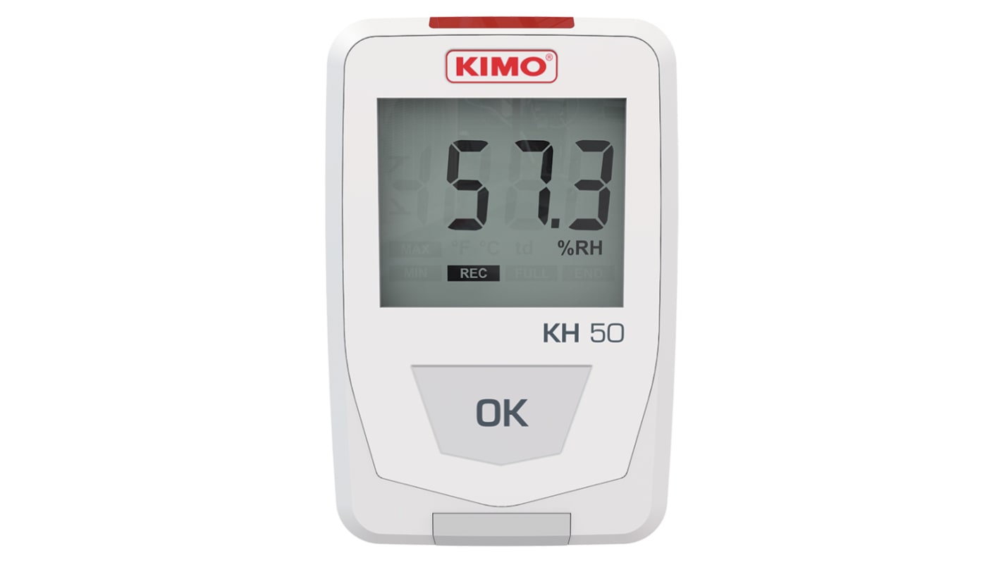 KIMO KH-50 Temperature & Humidity Data Logger, USB - RS Calibration