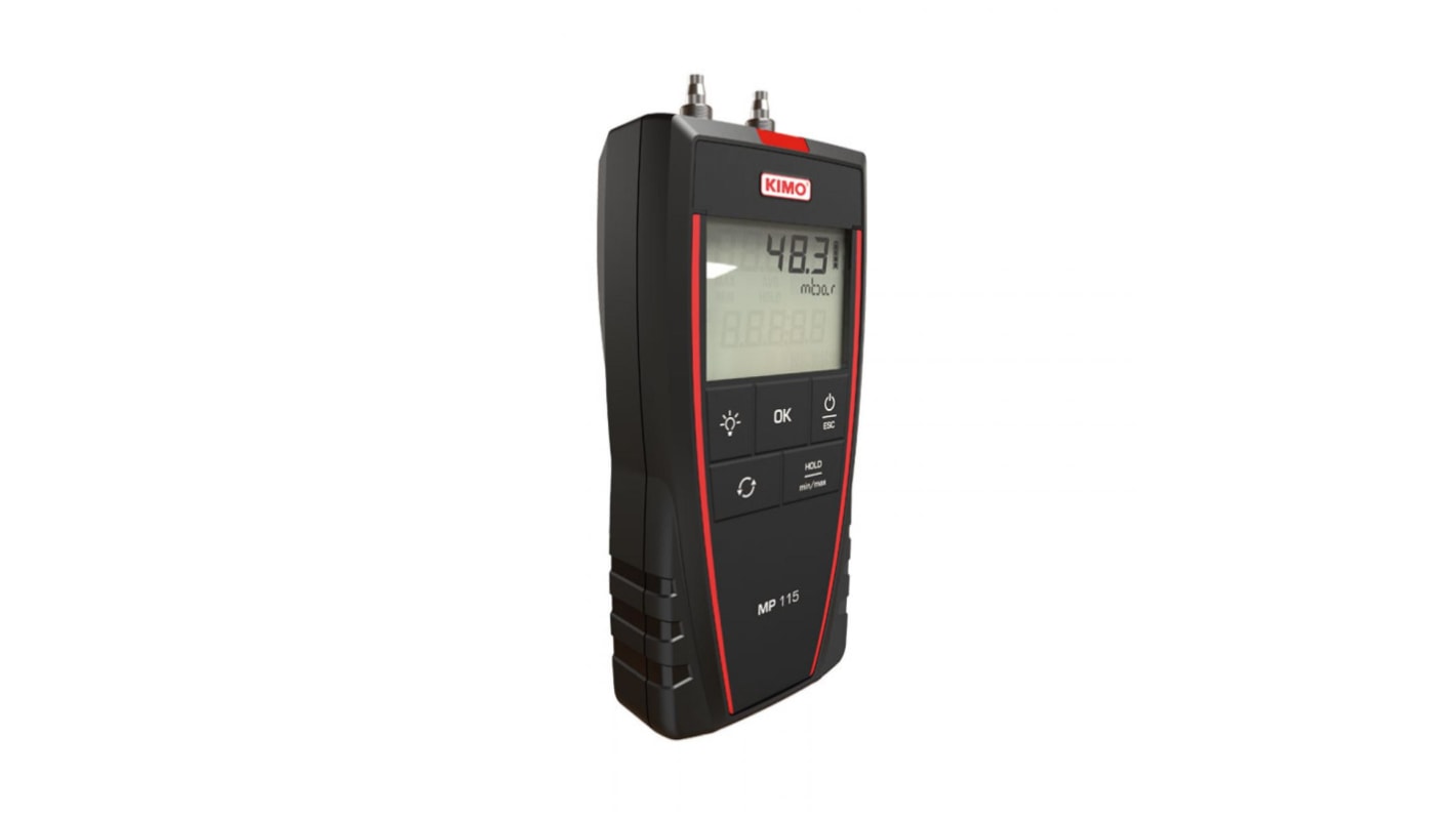 MP 115 S KIMO Differential Manometer 0,5 , 500mbar → 500mbar, DKD
