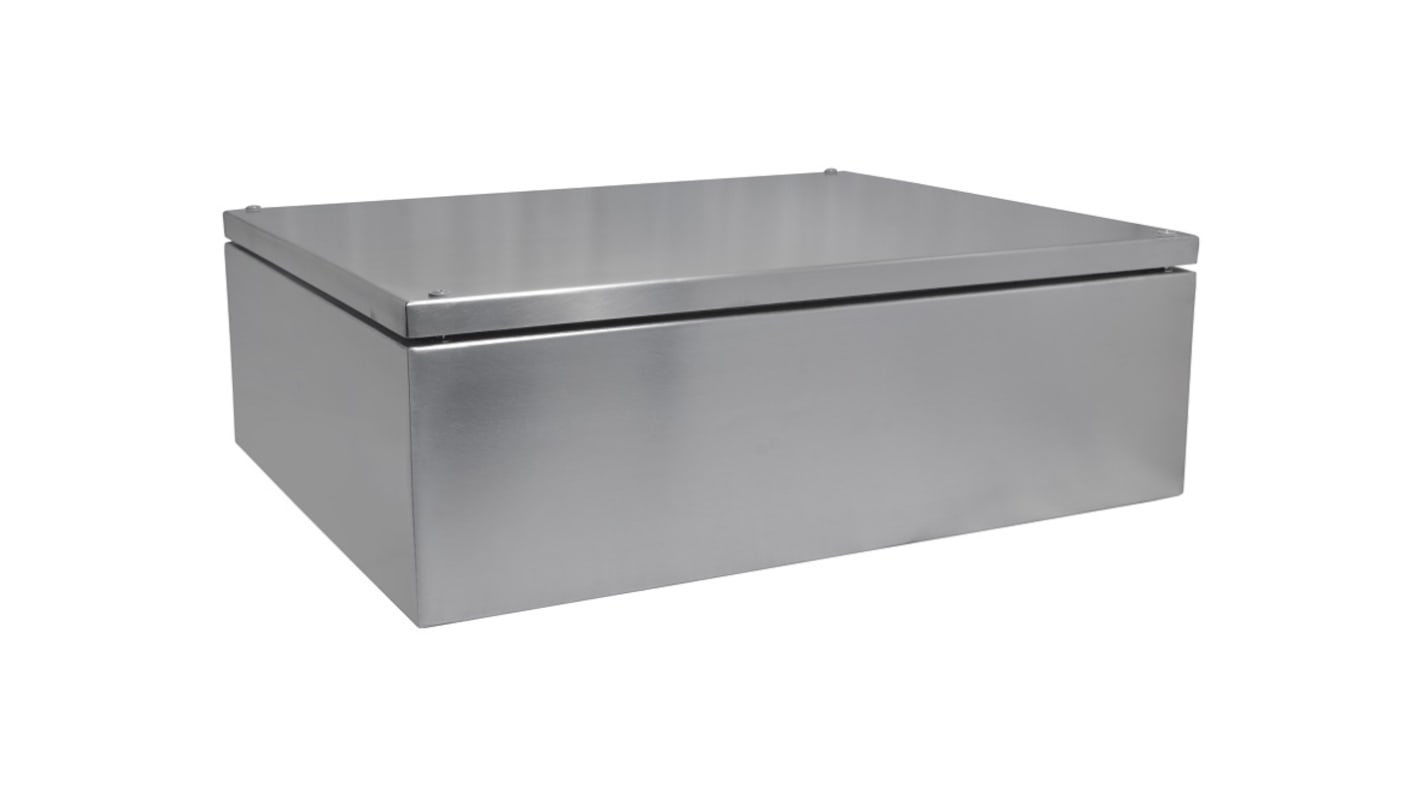 RS PRO 304 Stainless Steel Enclosure, IP66, 500 mm x 400 mm x 161mm