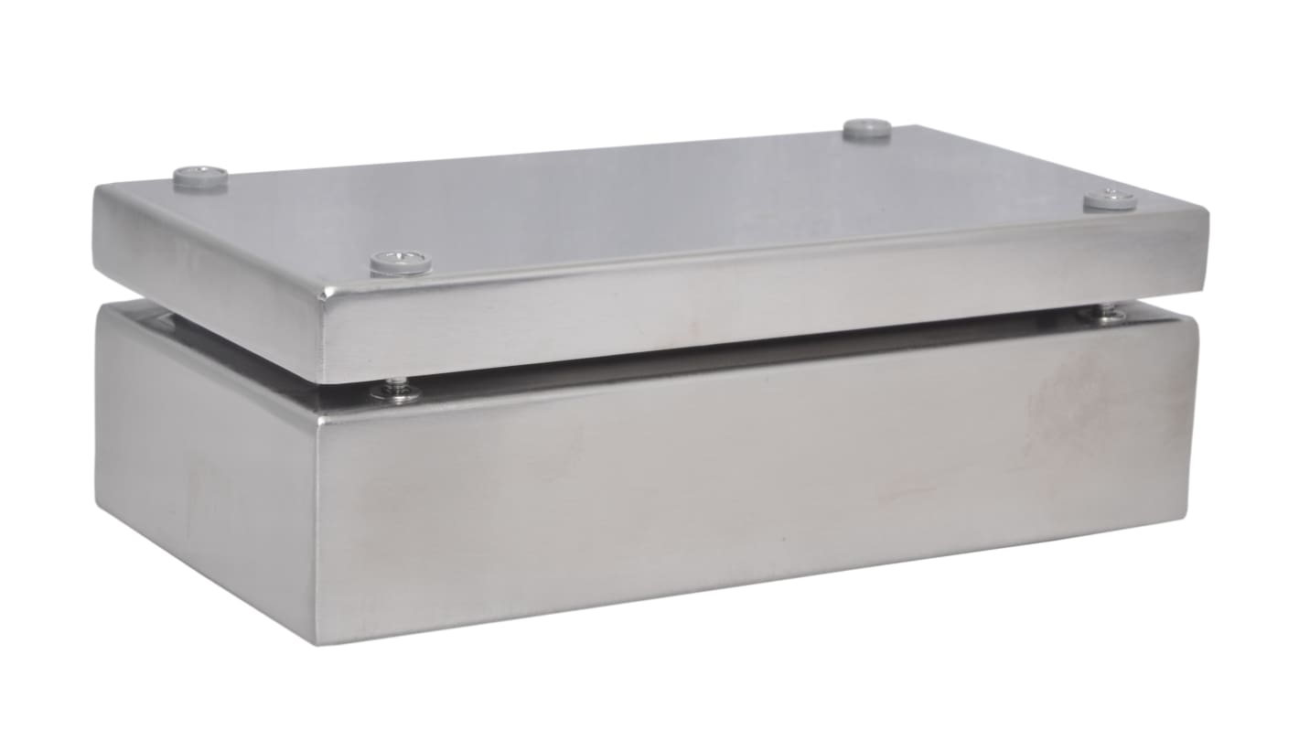RS PRO 304 Stainless Steel Enclosure, IP66, 200 mm x 100 mm x 61mm RS