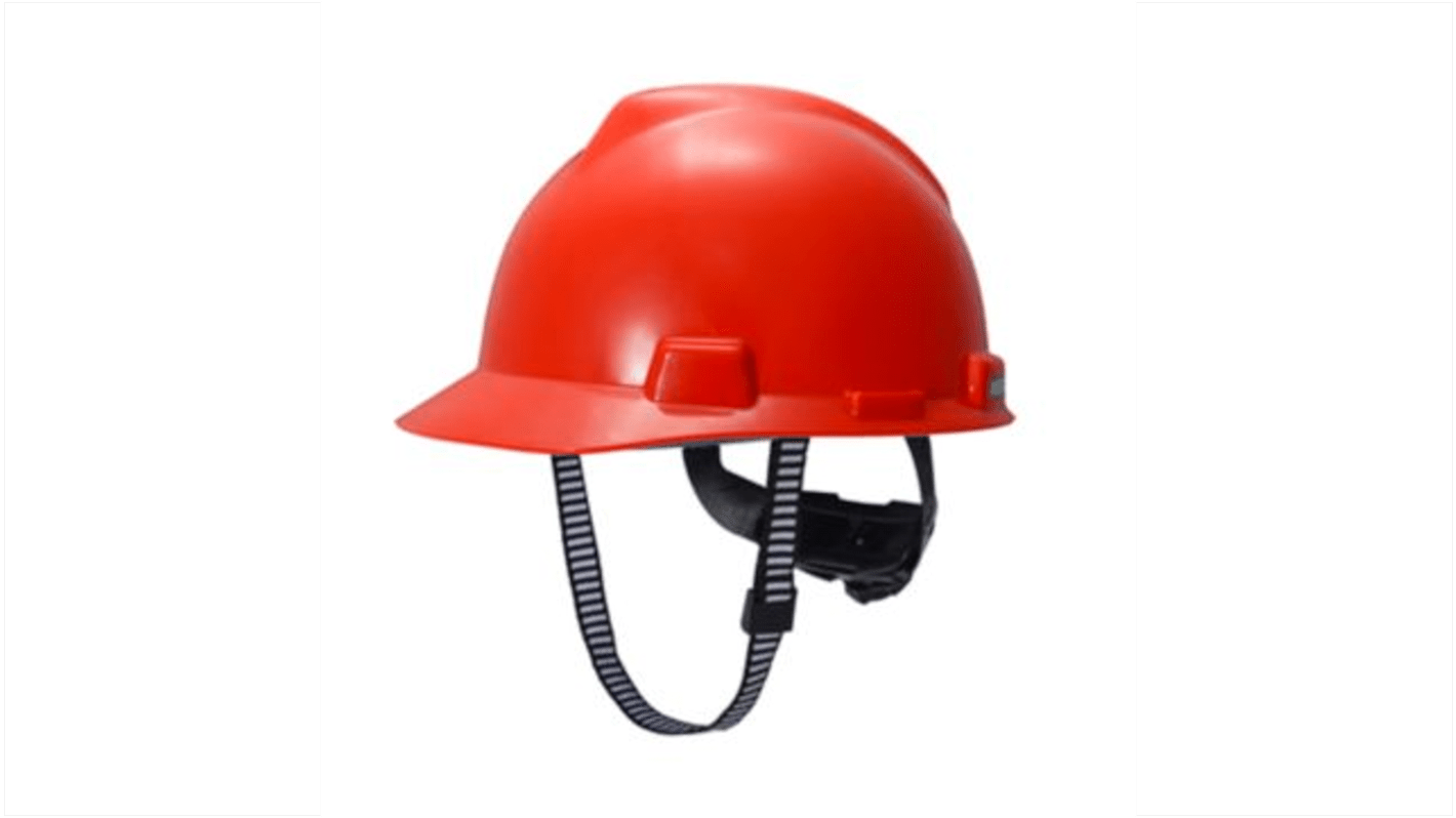 Casco MSA Safety in PE, con sottogola