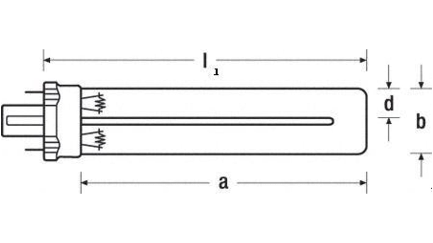 Osram Entkeimungslampe 5 W G23 Sockel 28 mm