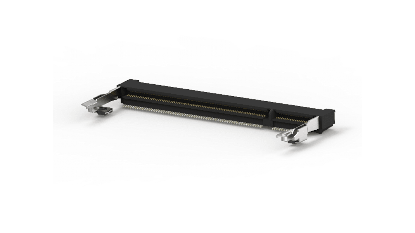 Connecteur DIMM, pas de 0.6mm, 200 voies, montage Montage sur carte, Angle droit