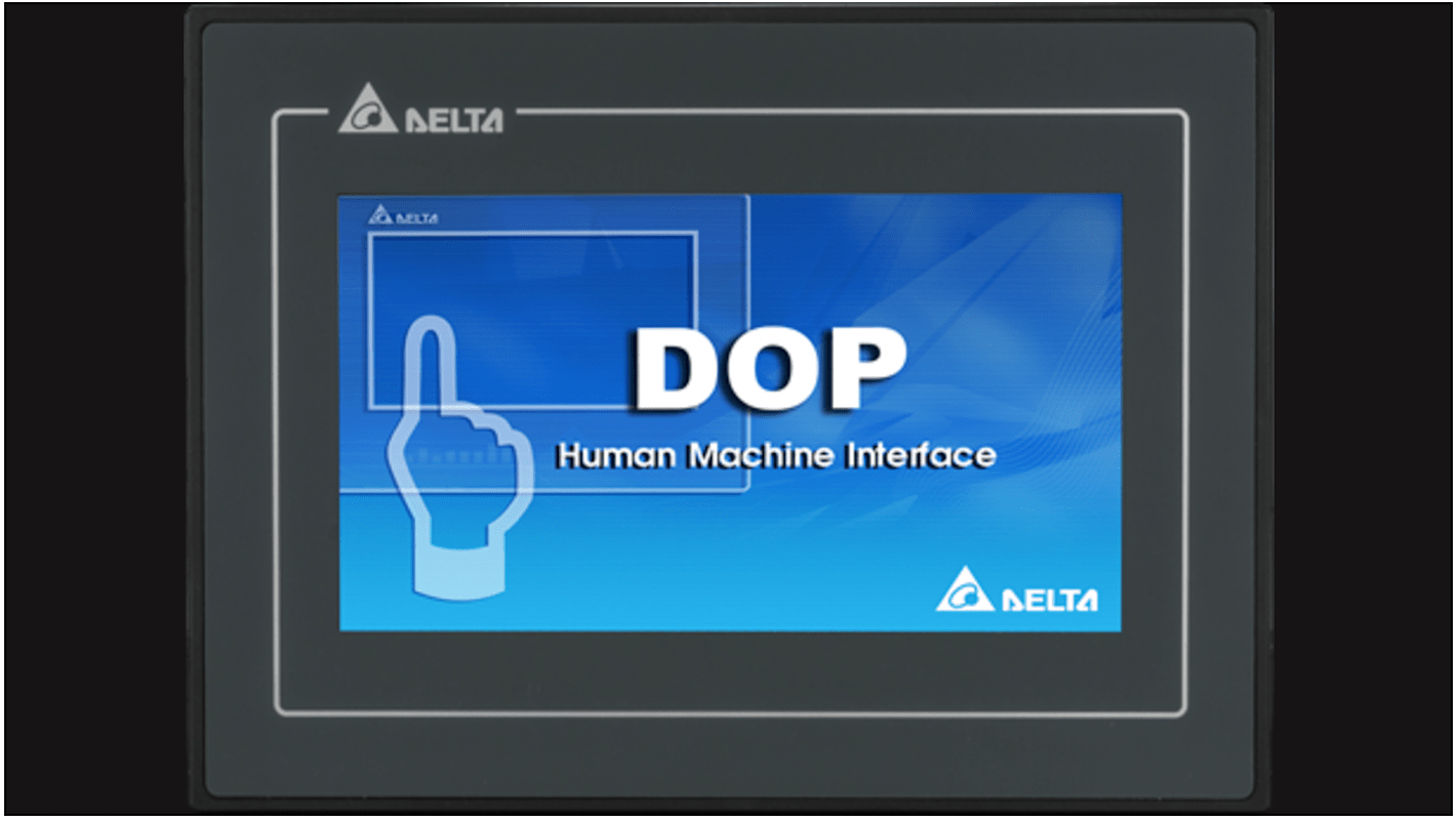 Ecran HMI tactile HMI DOP Delta Electronics, LCD TFT, 7 pouces, 800 x 480pixels