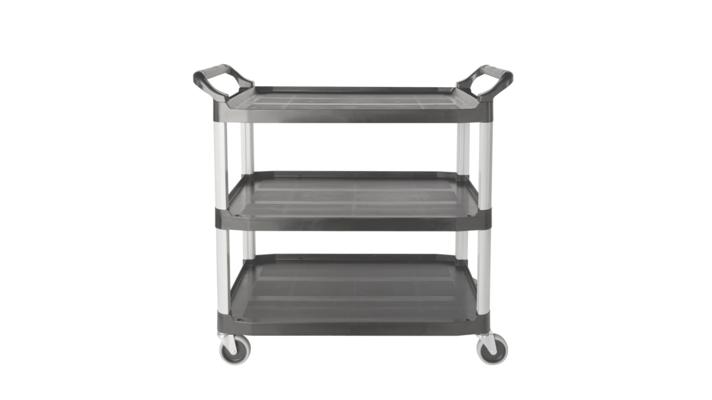 Rubbermaid Commercial Products 3 Shelf Cart Cart, 300lb Load