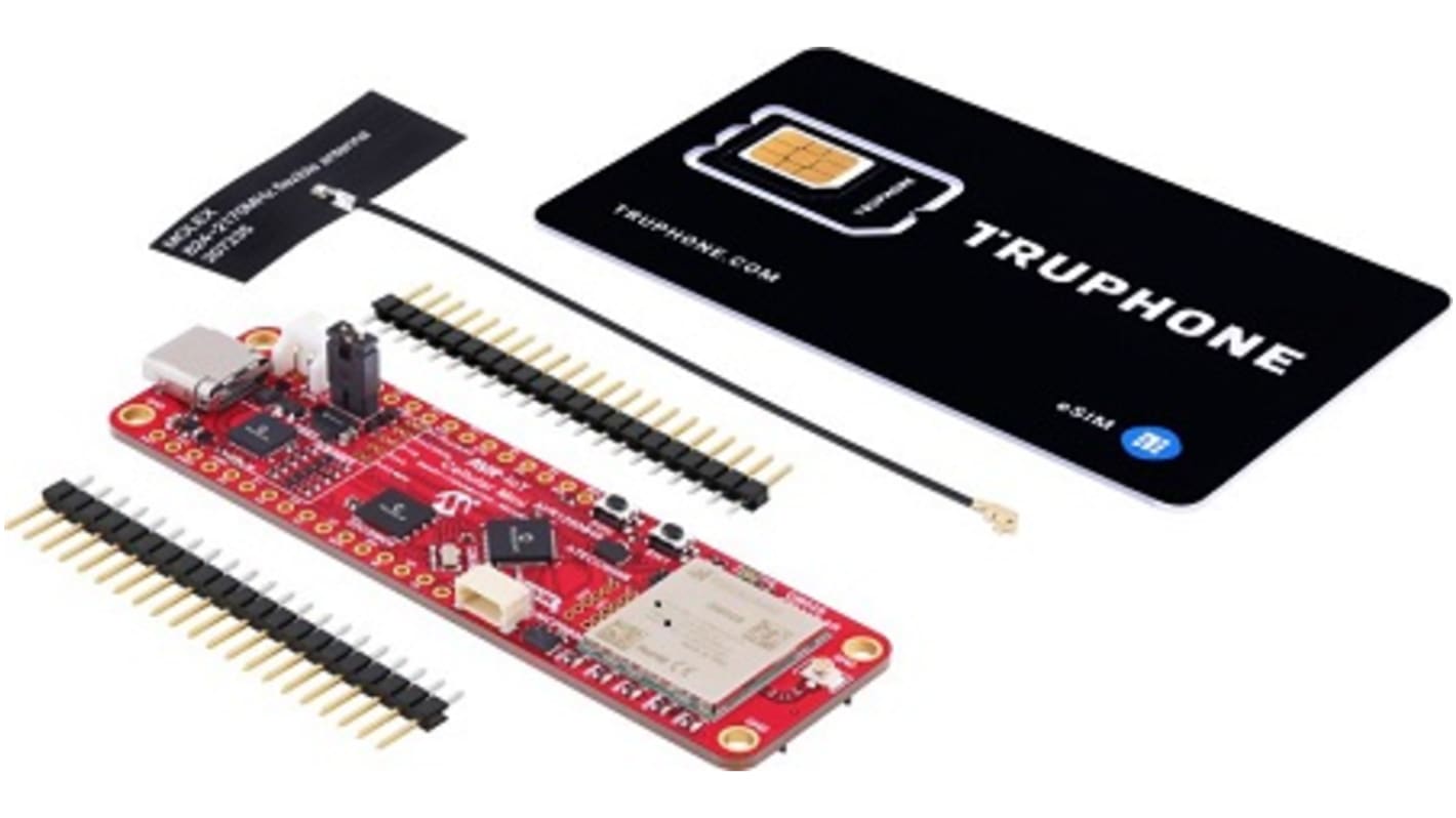 Scheda di sviluppo Microchip AVR-IoT Cellular Mini, Kit di sviluppo