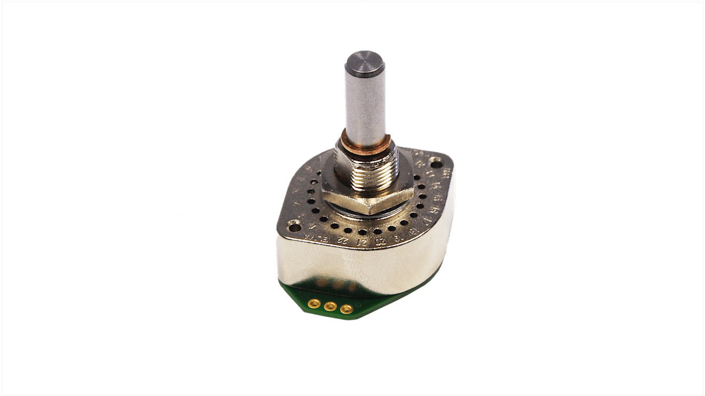 Elma 24 Pulse Absolute Mechanical Rotary Encoder with a 6 mm Round Shaft