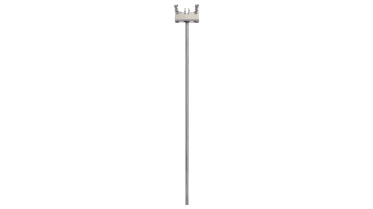 Jumo PT100 Temperature Probe, 6mm Dia, 130mm Long, 2 Wire, Class B +400°C Max