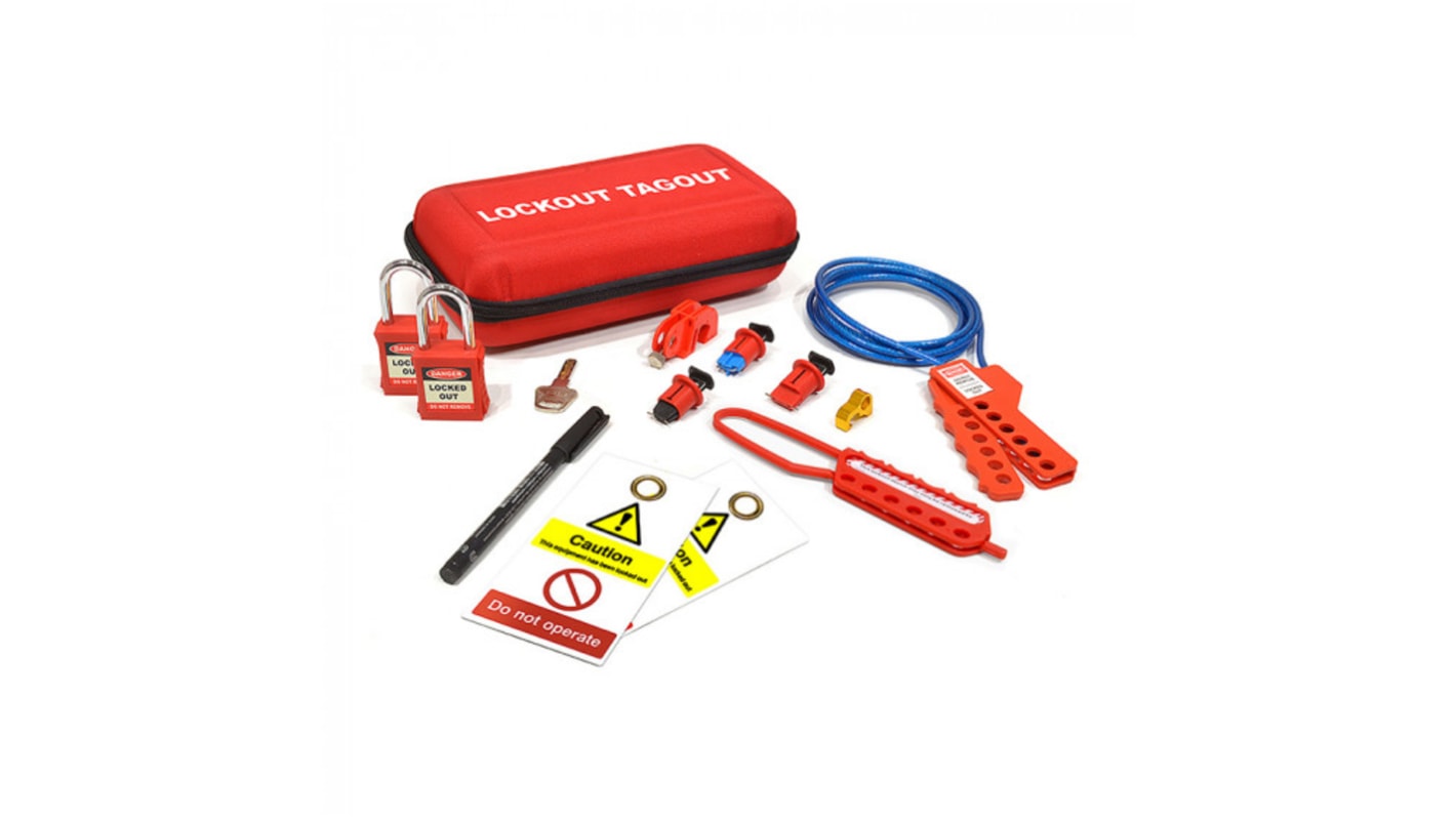 Spectrum Industrial 2-Lock Electrician Lockout Kit