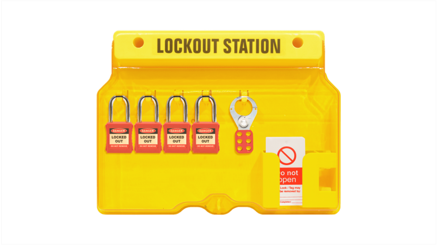 Spectrum Industrial 4 Padlock Lockout Station