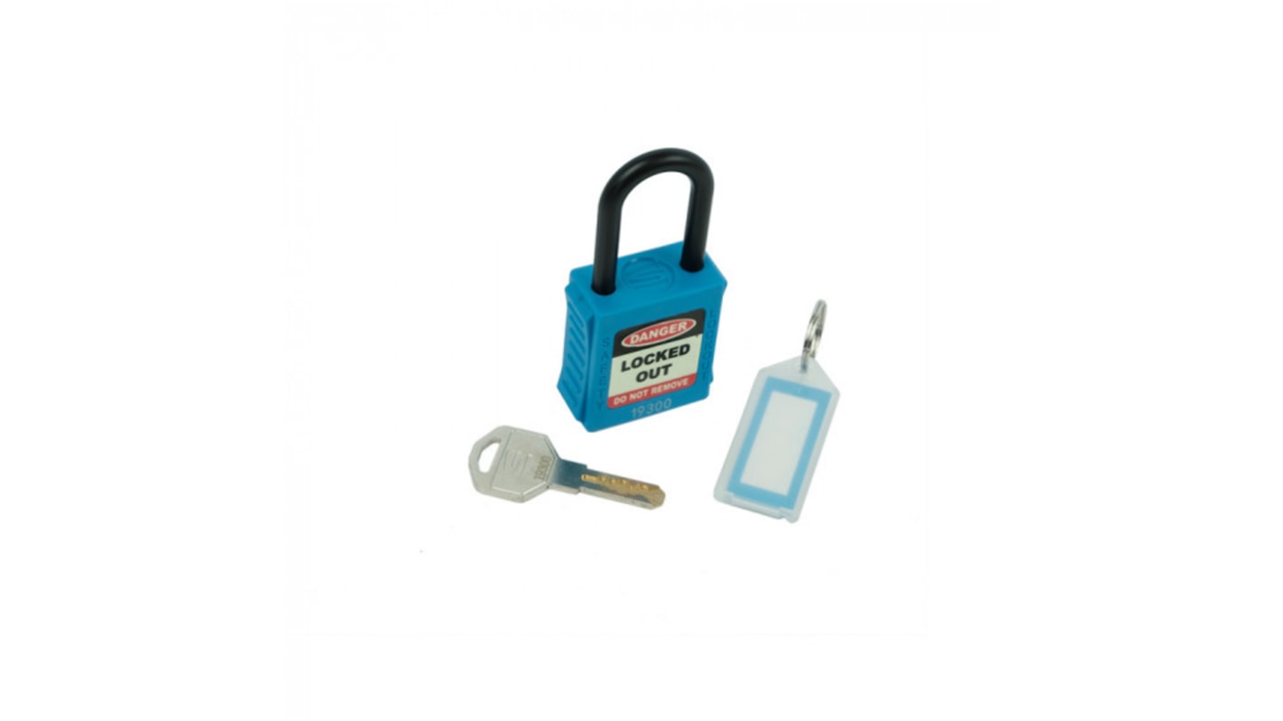 Spectrum Industrial Key Weatherproof Safety Padlock, 43mm Shackle