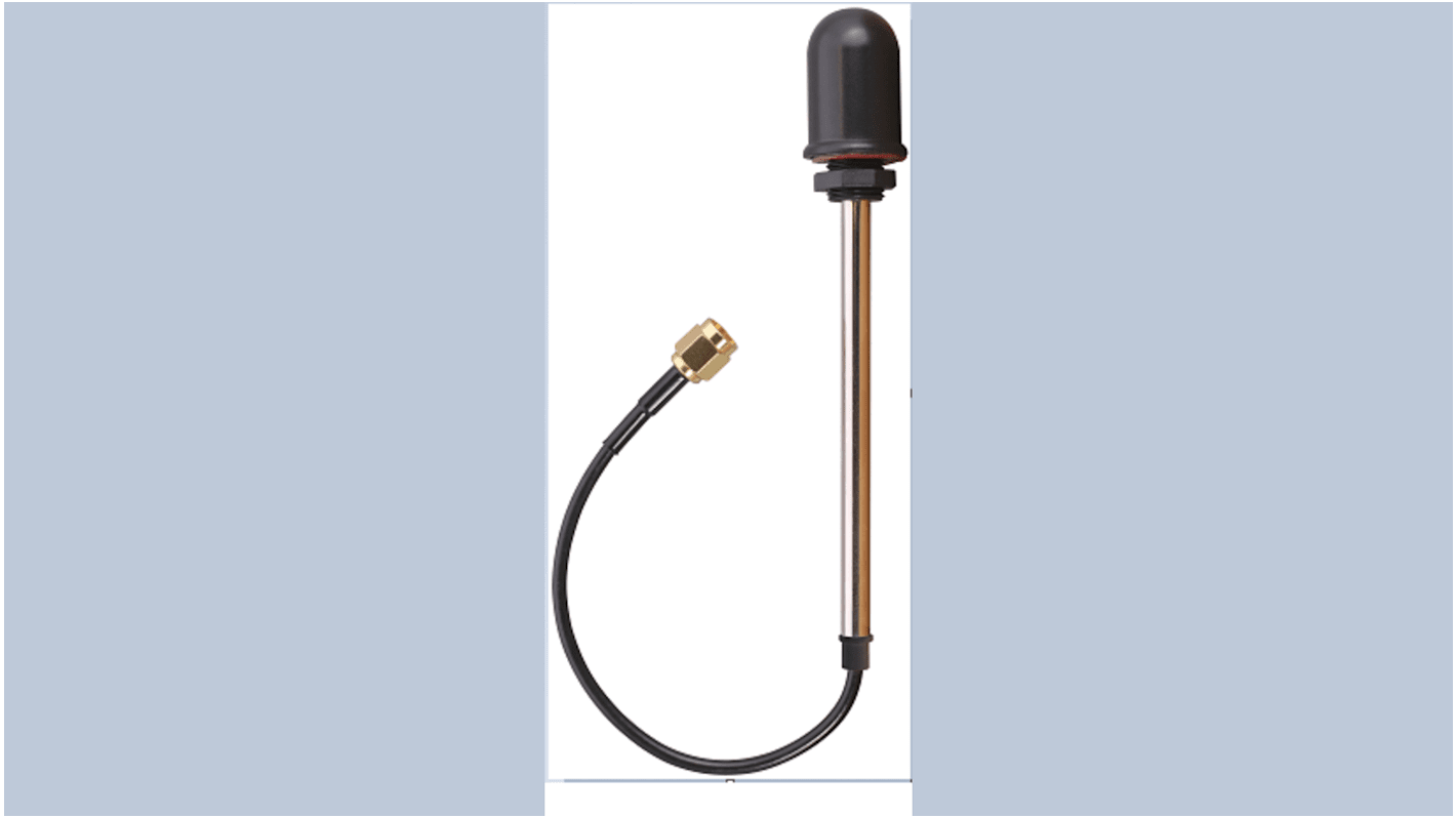 Linx Dual Band WiFi-Antenne 2,4 GHz, 5 GHz, 6 GHz Extern / 4.5 → 6.4dBi SMA-Stecker Stecker Rundstrahlantenne