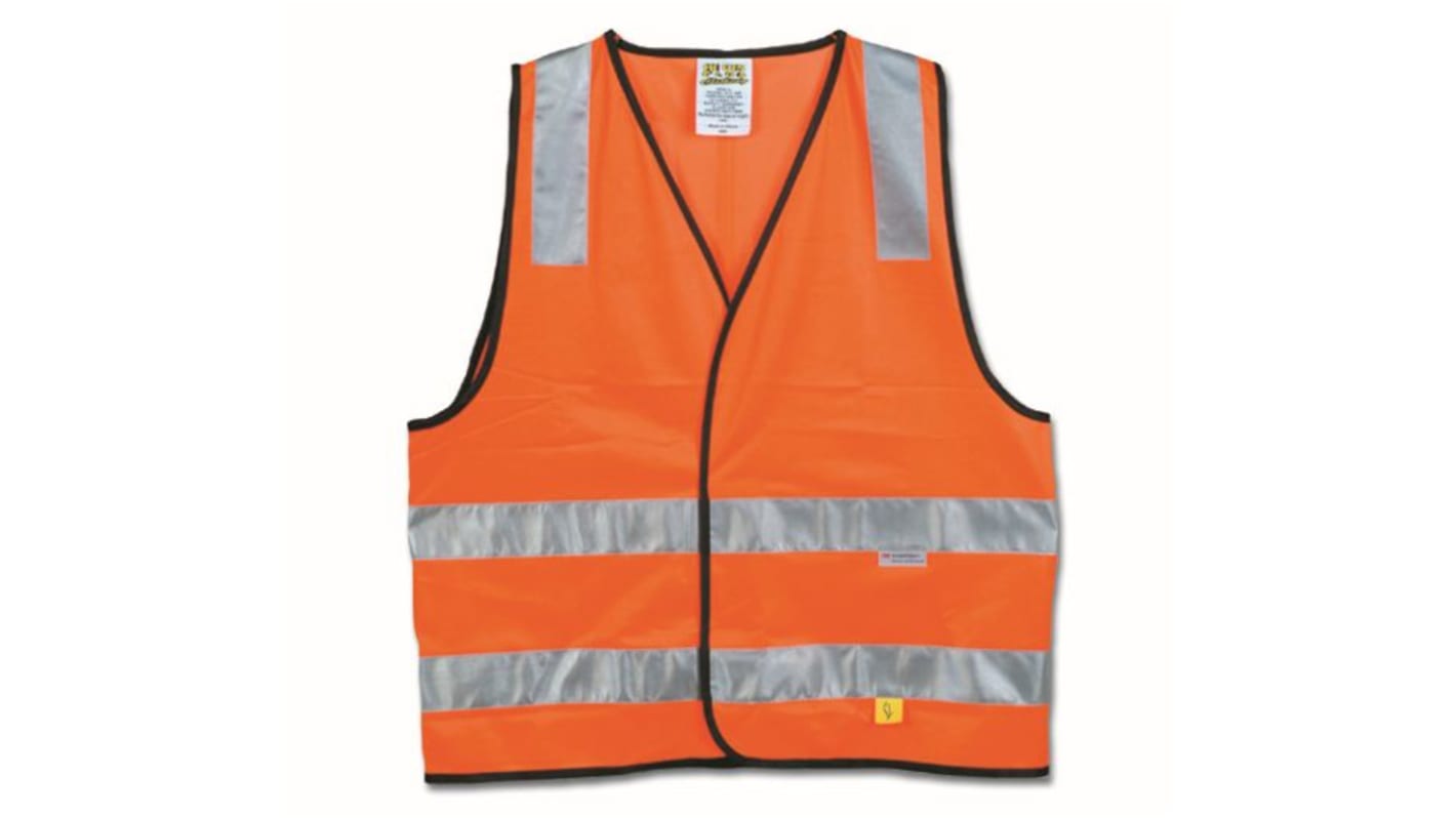 Maxisafe Orange Breathable, Lightweight, Water Resistant Hi Vis Vest, XXL