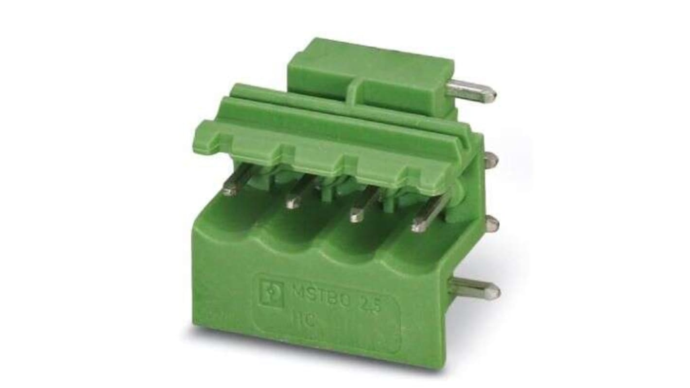 1861073 Phoenix Contact 5mm Pitch 4 Way Pluggable Terminal Block