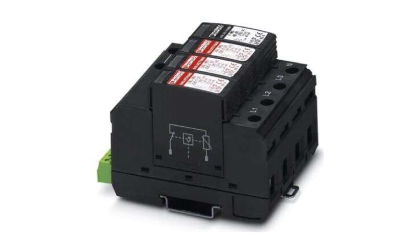 Suppresseur de transitoires, 230 V c.a. VAL-MS 320/3+1/FM