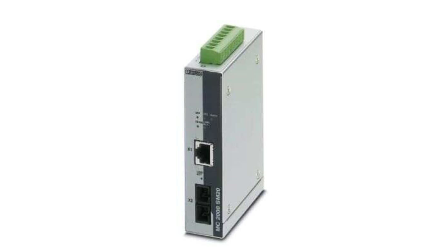 Convertitore per fibre ottiche Phoenix Contact serie FL MC 2000T SM20 SC